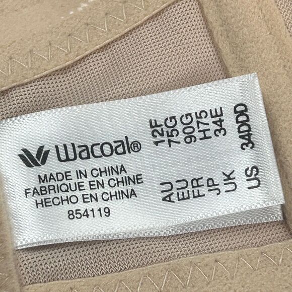 Wacoal Red Carpet Full Figure Underwire Strapless Bra 854119 38DDD NEW - Picture 3 of 7